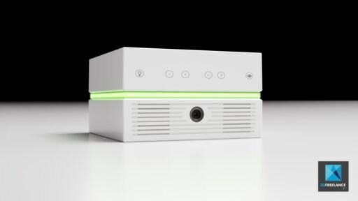 rendu 3d boitier box