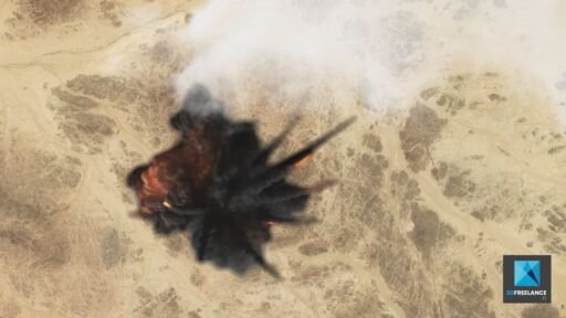 rendu 3d explosion