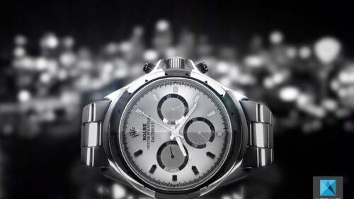 rendu 3d montre