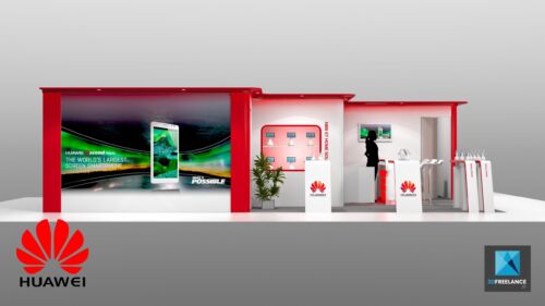 stand téléphonie smartphones Huawei