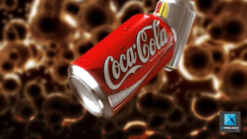 animation 3d coca-cola