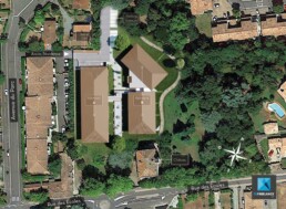 plan de masse 3d - residence Toulouse - perspectivisme