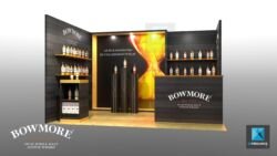 création de stand spiritueux bowmore