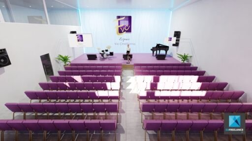 image 3d salle de concert - roughman freelance