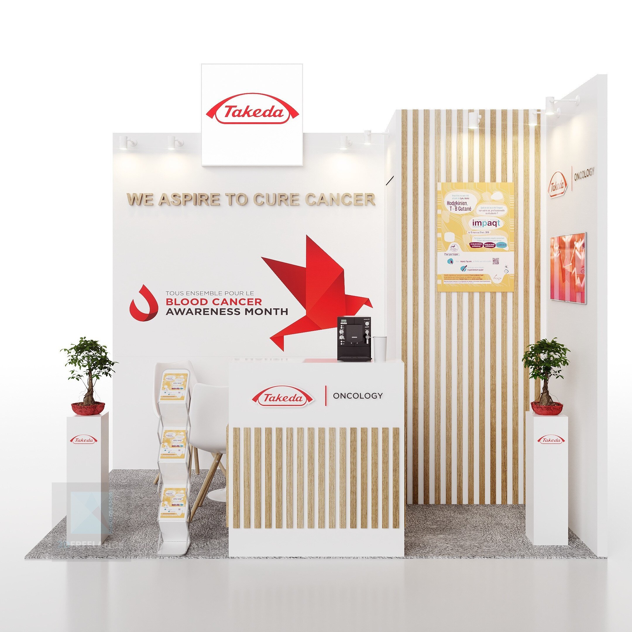 stand moderne médical - Takeda