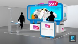 concepteur stand SNCF et modélisation 3d