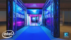 image 3d évènementielle - forum Intel