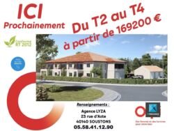 exemple de panneau d'affichage 4x3 avec intégration d'une image 3D pour l'immobilier