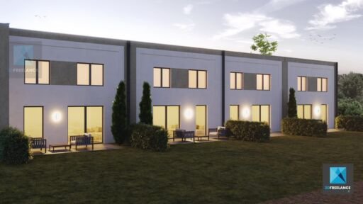 rendu 3d résidence Strasbourg immobilier