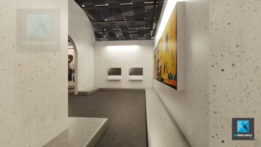 image 3d galerie art contemporain