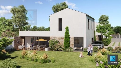 rendu 3d maison Lyon