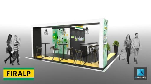 design de stands - stand firalp