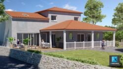 dessin 3d maison - Castelnaudary