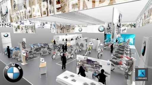 freelance 3d stand BMW