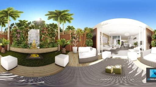 image 3D VR villa