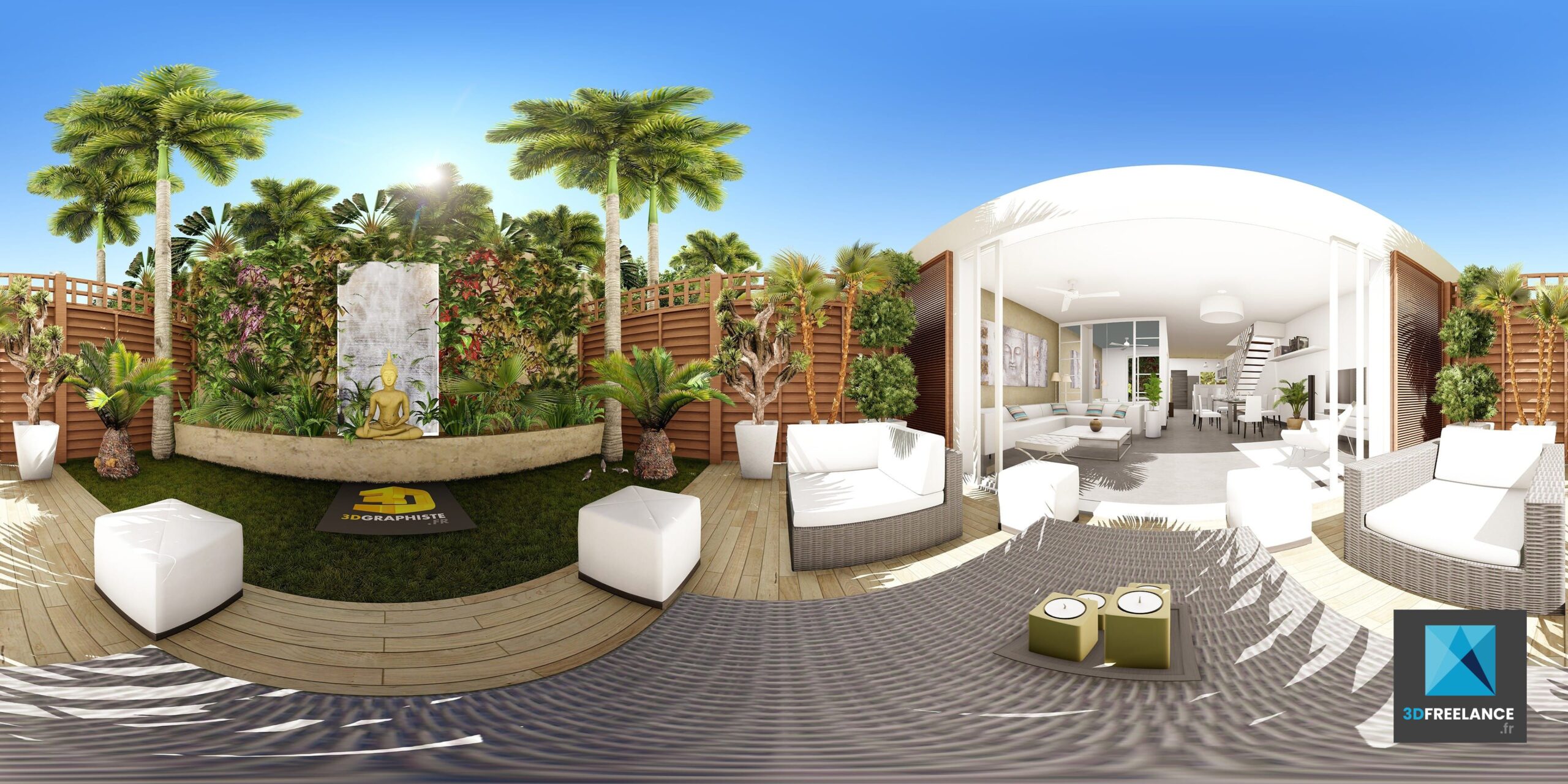 image 3D VR villa