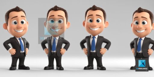 image 3d businessman