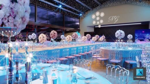 perspective 3d mariage - pavillon Gabriel