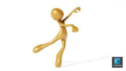 Bonhomme 3D dance