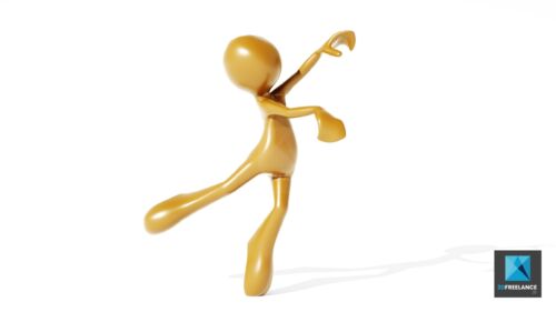 Bonhomme 3D dance