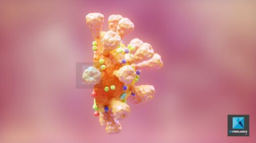 illustration coronavirus