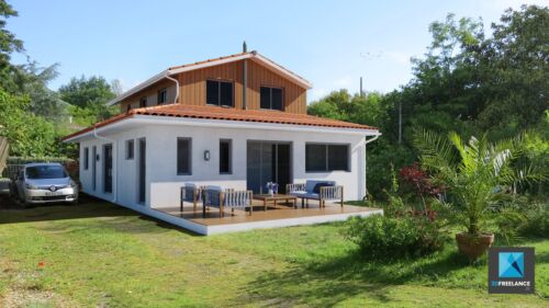 image 3D permis de construire maison - insertion paysagère