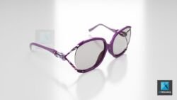 modélisation 3d de lunettes