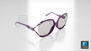 modélisation 3d de lunettes