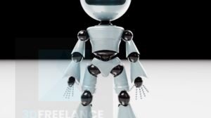 personnage 3D robot