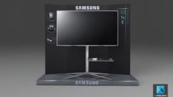 PLV meuble produit tv - samsung