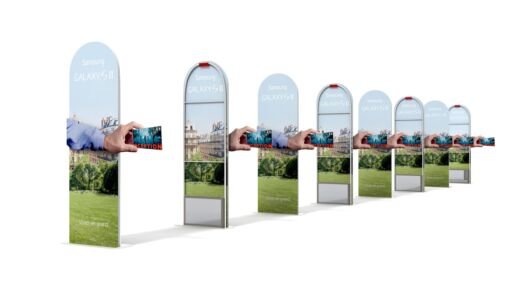 PLV sfr portiques de sécurité - image 3d