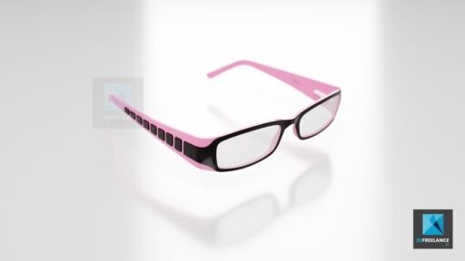 rendu 3d de lunettes
