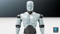 rendu 3d robot - modélisation