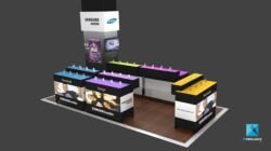 shop in shop samsung - image 3d