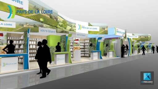 concepteur pavillon stand salon de l'agriculture