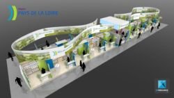 dessin 3d stand pavillon salon de l'agriculture