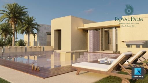 image 3d hôtel Maroc