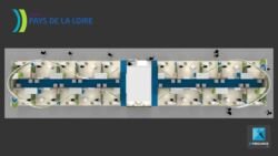 plan 3D - stand pavillon salon de l'agriculture
