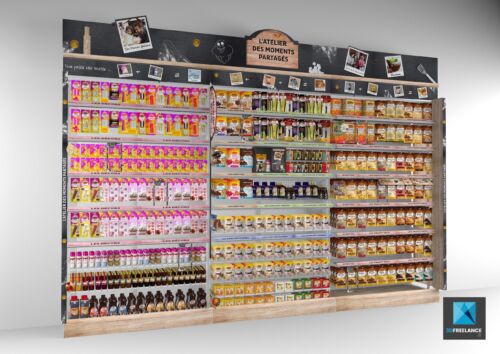 rough linéaire - produits, rayon, grandes surfaces - vahiné