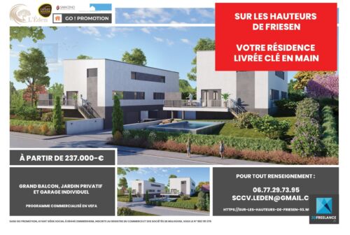 panneau publicitaire 4x3m immobilier résidence