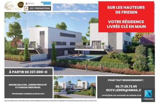 panneau publicitaire 4x3m immobilier résidence