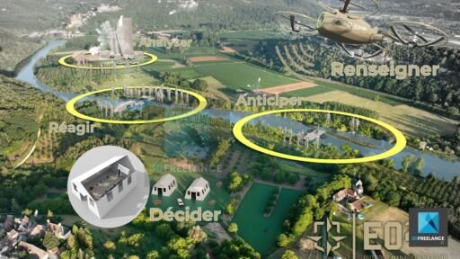 carte en 3D - plan en 3D - freelance