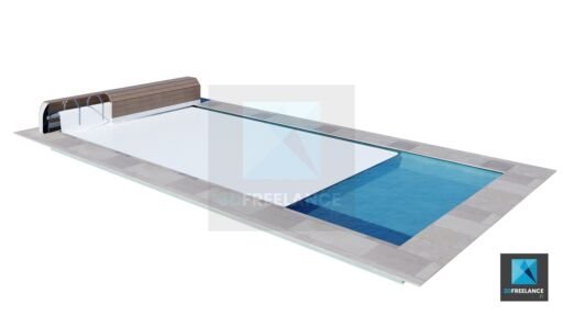 dessin 3d piscine