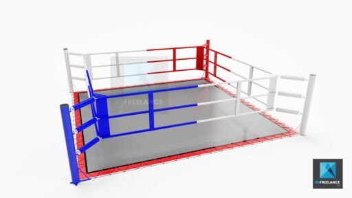 image 3d ring de boxe