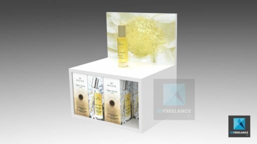 image 3d présentoir freelance