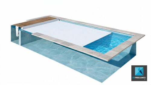 modélisation 3d piscine