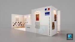 rendu 3d salon du livre