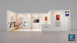 stand salon du livre - design