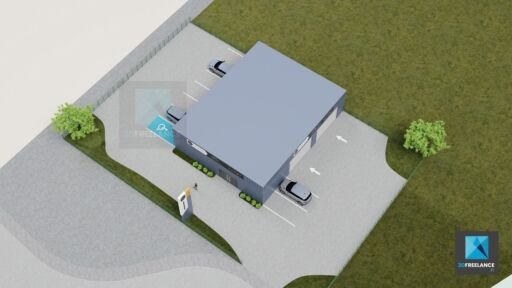 image 3d garage automobile