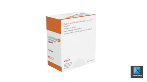 design 3d packshot produit médical médicament